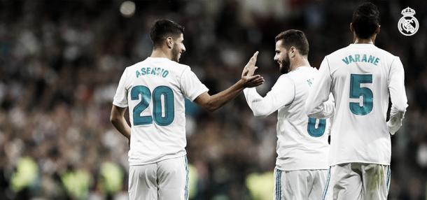 Asensio festeja su gol | Foto: Real Madrid CF