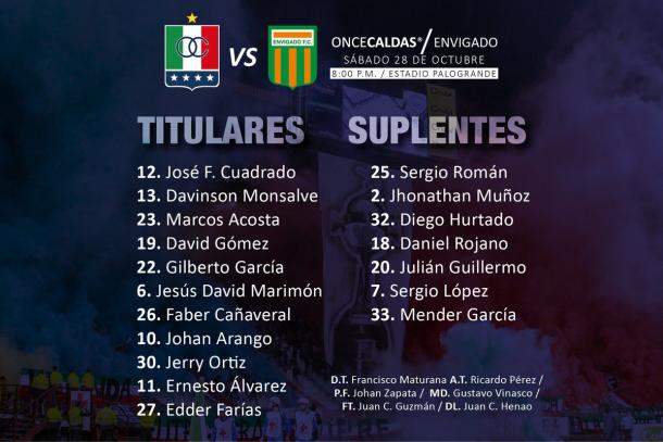 Foto: Once Caldas