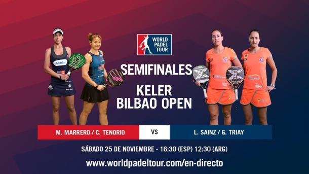 Marta Marrero y Cata Tenorio vs. Lucia Sainz y Gemma Triay | Foto: @WorldPádelTour