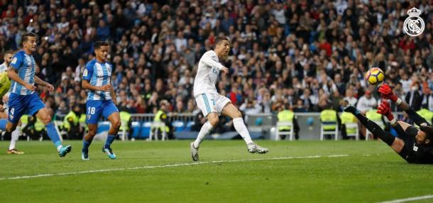 Il rigore di Ronaldo | Twitter @Real Madrid