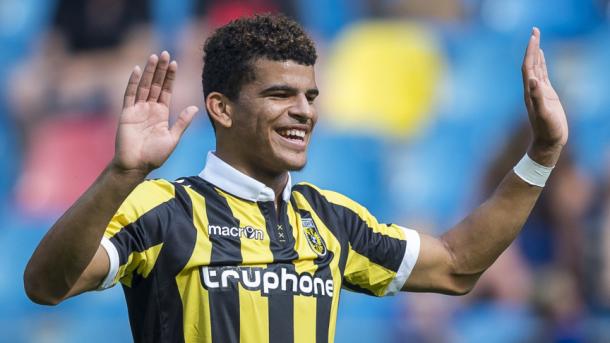 Dominic Solanke has been in fine form this season. (Image credit: nos.nl)