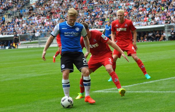 Bielefeld in friendly action. | Image credit: Arminia Bielefeld