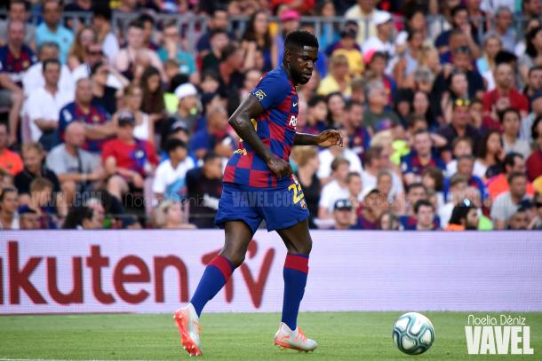 Umtiti, en imagen de archivo | Foto: Noelia Déniz - VAVEL