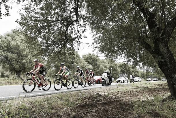 Los cincos fugados | Foto: Giro de Italia oficial