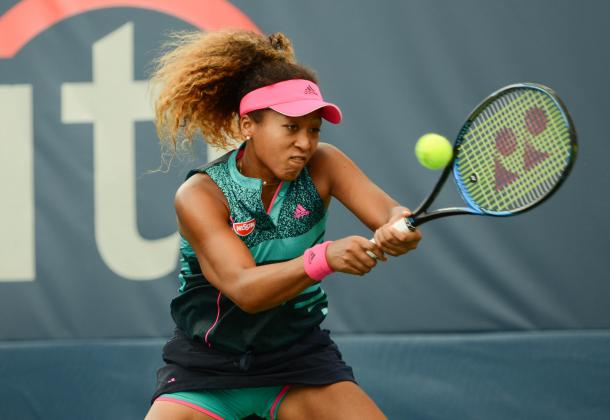 Osaka's backhand played a key role in today's match (Noel Alberto/VAVEL USA)