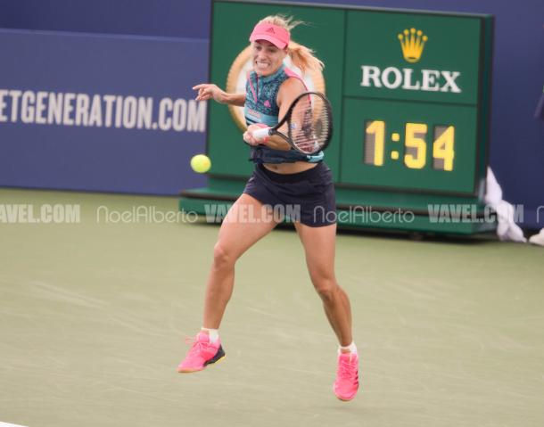 Kerber looks to do one better than she did in 2016, by completing the Wimbledon-US Open double