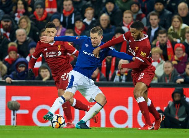 Sigurdsson marcó el 1-1 tras una contra de manual | Foto: Liverpool.