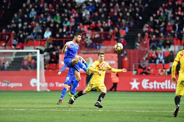 Juan Domínguez, autor del 1-0 reusense | Foto: CF Reus