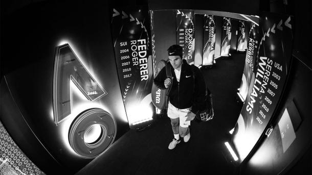 Federer - Fonte: @AustralianOpen/ Twitter