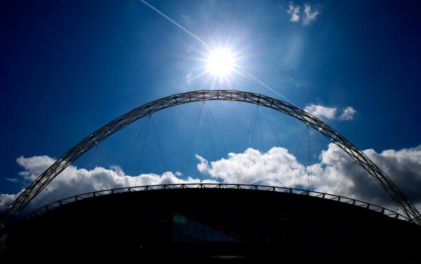 Splendida vista di Wembley. | Fonte: twitter Wembley Stadium