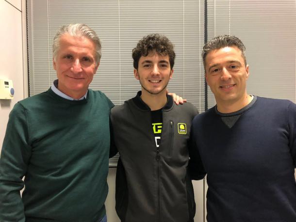 Bagnaia firma su debut en MotoGP para 2019 / Foto: Francesco Bagnaia (Twitter)