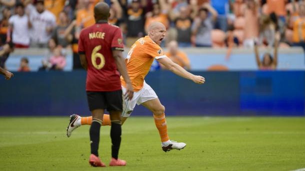 Phillipe Senderos picked up Houston's second goal | Source: houstondynamo.com