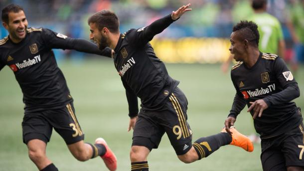 Diego Rossi made history on his MLS debut | Source: lafc.com