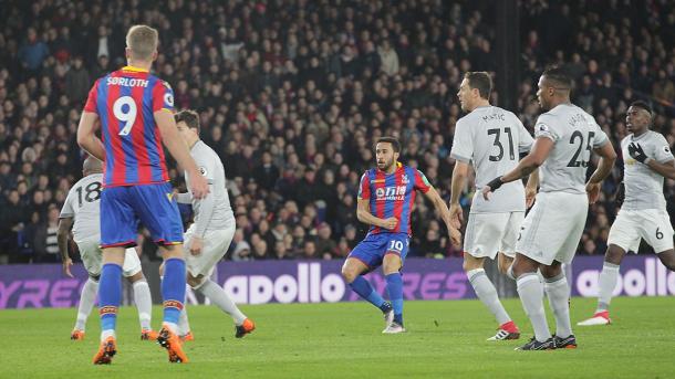 Momento do gol (Foto: CP)