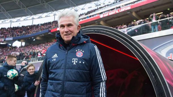 Il tecnico del Bayern Jupp Heynckes. Foto: Twitter FC Bayern Munchen
