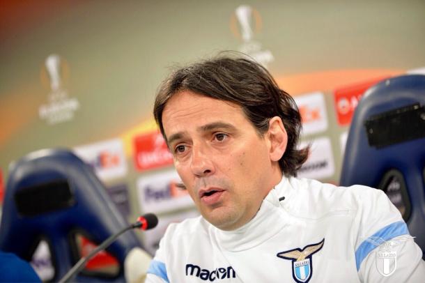 Inzaghi en rueda de prensa | Foto: SS Lazio