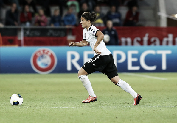 Marozsán in action for Germany | Source: zimbio.com