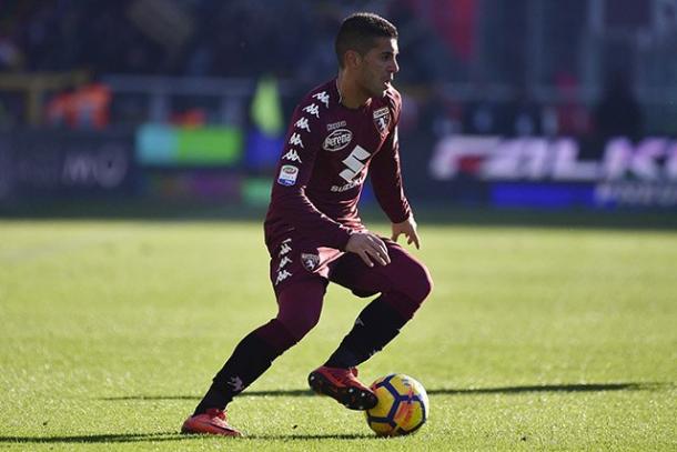 Iago Falque en un lance del juego. Foto:torinofc.it