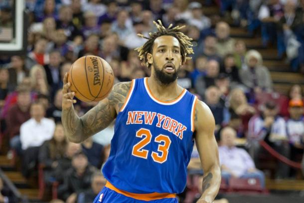 Derrick Williams brings the ball up the court | Kelley L. Cox - USA TODAY