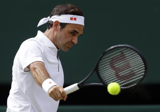 La mejor arma de Federer. Imagen-Wimbledon
