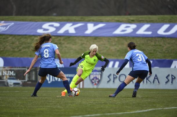 Megan Rapinoe scored the only goal of the game | Source: nwslsoccer.com