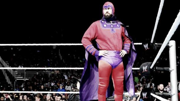 Damien Sandow as Magniteo. | Photo: cagesideseats.com