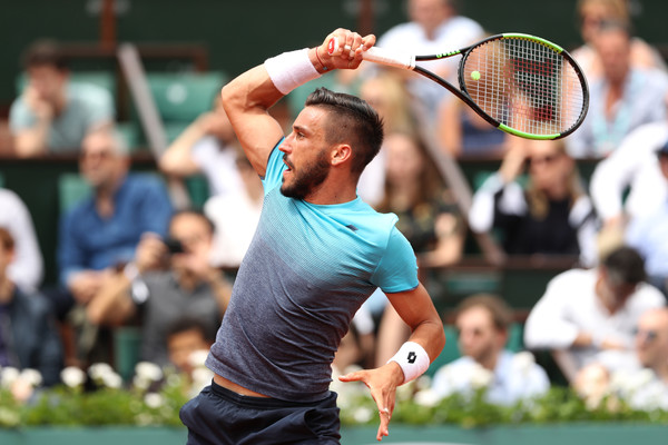 Dzumhur came agonizingly close to victory, but eventually fell (Getty/Matthew Stockman)