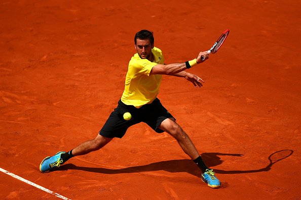 Cilic in action at the French Open in 2015 (Getty/Dan Istitene)