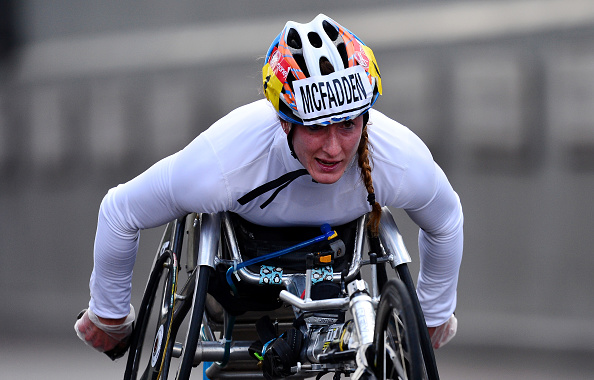 McFadden in action during the tight race (Getty/Dan Mullan)