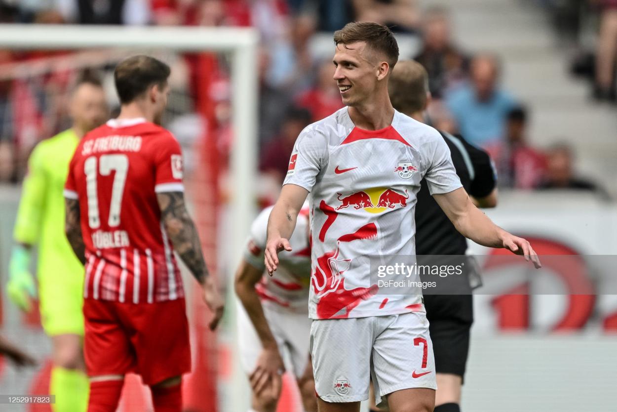 <strong><a  data-cke-saved-href='https://www.vavel.com/en/international-football/2021/05/25/germany-bundesliga/1072583-5-bundesliga-players-to-look-out-for-at-the-euros.html' href='https://www.vavel.com/en/international-football/2021/05/25/germany-bundesliga/1072583-5-bundesliga-players-to-look-out-for-at-the-euros.html'>Dani Olmo</a></strong> has returned to training this week but is unlikely to start PHOTO CREDIT: DeFodi Images