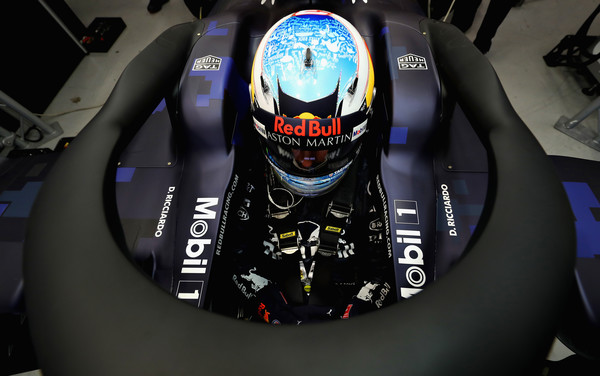 Ricciardo en el Filming Day con el RB14 en Silverstone (Foto: Getty Images Europe)