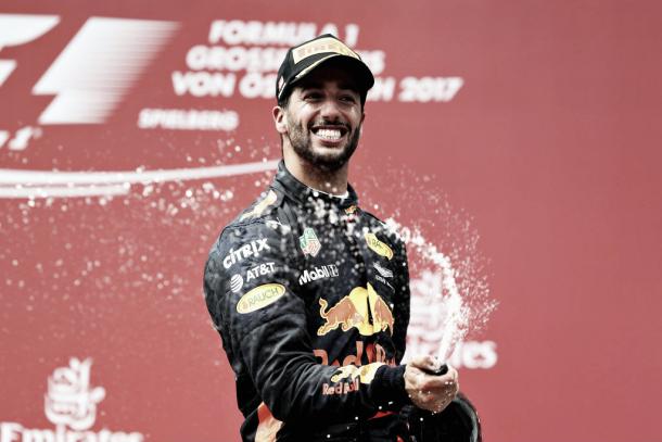 Daniel Ricciardo en el pasado Gran Premio de Austria | Getty Images
