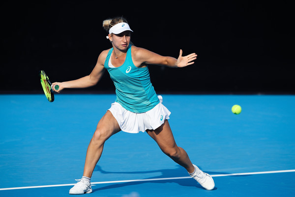 Daria Gavrilova in action at the China Open | Photo: Lintao Zhang/Getty Images AsiaPac