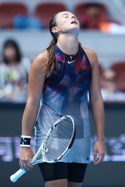 Daria Kasatkina would be disappointed with her performance today | Photo: Lintao Zhang/Getty Images AsiaPac