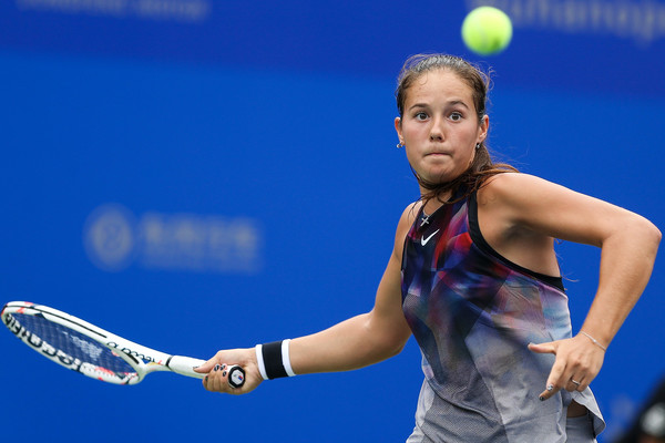 Daria Kasatkina in action at the Wuhan Open | Photo: Yifan Ding/Getty Images AsiaPac
