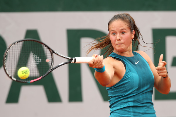 Daria Kasatkina's groundstrokes were on fire today | Photo: Matthew Stockman/Getty Images Europe