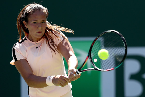 Daria Kasatkina had the perfect start into the match, claiming the opening six games to seal the bagel | Photo: Matthew Stockman/Getty Images North America