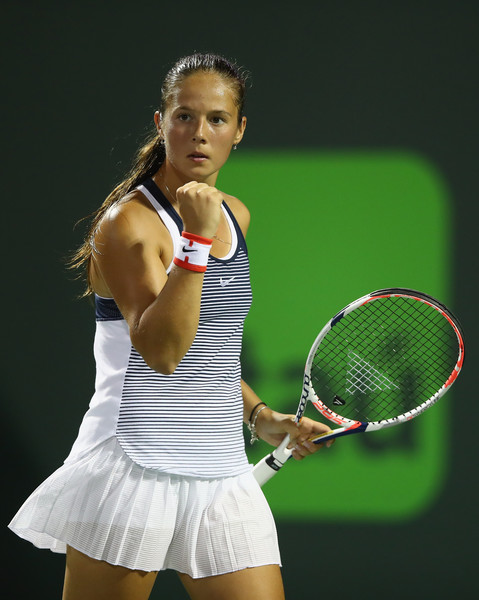 Daria Kasatkina at the Miami Open. Photo: Clive Brunskill/Getty Images