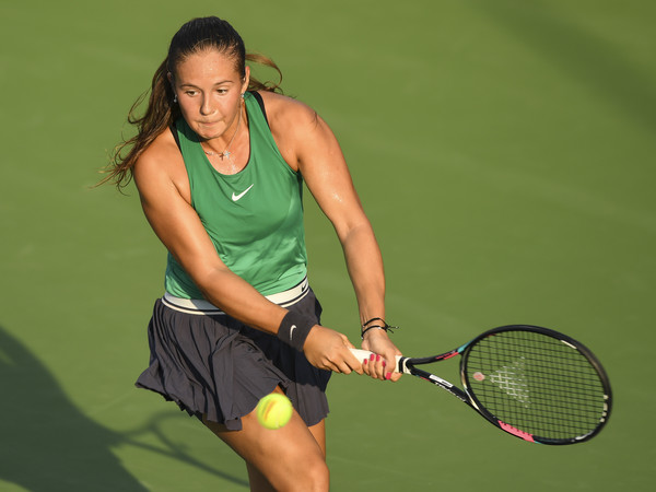 Daria Kasatkina only managed to win two games today | Photo: Minas Panagiotakis/Getty Images North America