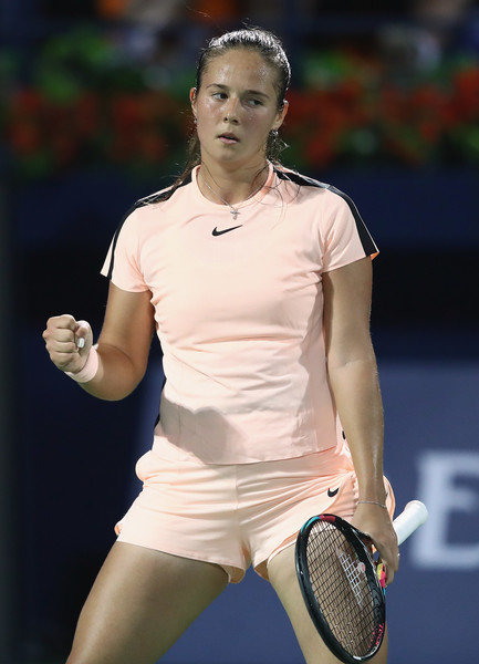 Daria Kasatkina saved match points against both Konta and Muguruza entering the Dubai final | Photo: Francois Nel/Getty Images Europe