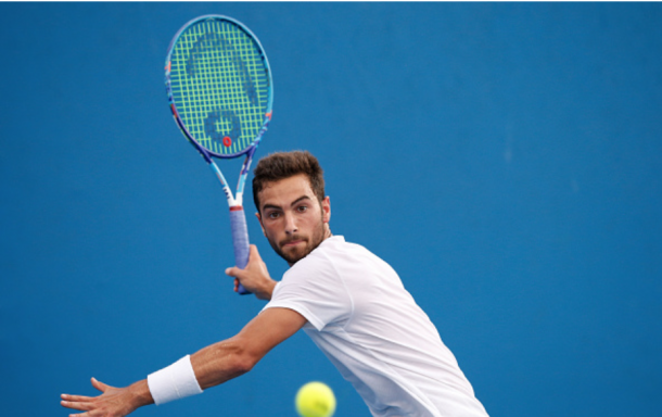 Rubin will hope for the same magic on Wednesday that helped him upset Benoit Paire last year down under. Credit: Darrian Traynor/Getty Images