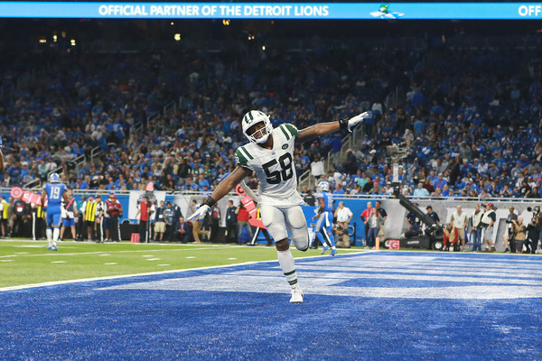 Lee was part of a ball-hawking Jets defense that forced the Lions into five turnovers/Photo: Rey Del Rio/Getty Images