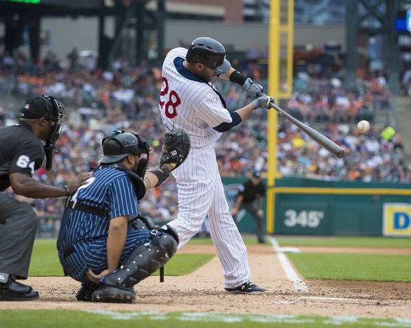 J.D. Martinez is entering his last year of team control and could be a valuable trade piece for the Tigers. Photo Credit: Dave Reginek of Getty Images