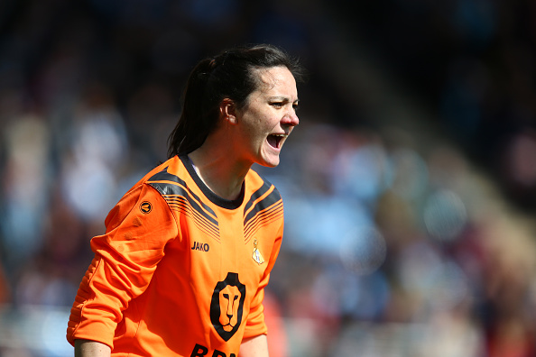 Hobbs has already made a number of big saves this season but she needs more help from the defence (Photo credit: Dave Thompson/Getty)