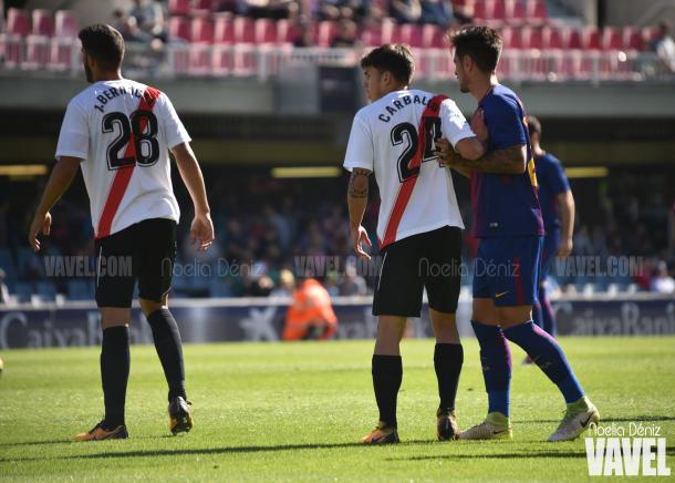 David Costas en el partido de hoy frente al Sevilla Atlético. Foto: Noelia Déniz VAVEL