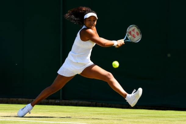 Naomi Osaka should look to be as aggressive as possible against the five-time Wimbledon champion (Getty/David Ramos)