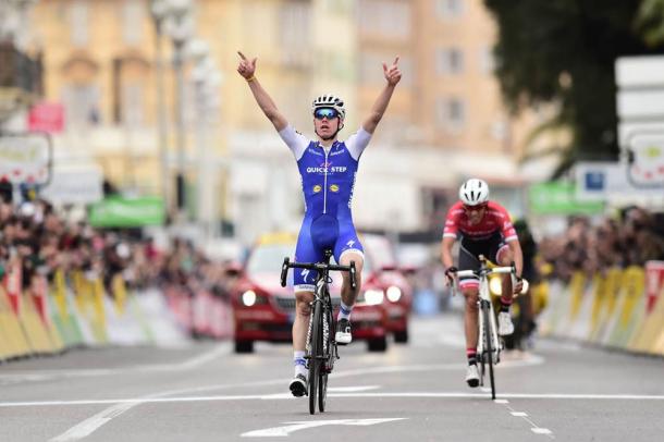 De la Cruz venció a Contador en la meta de Niza | Foto: ASO
