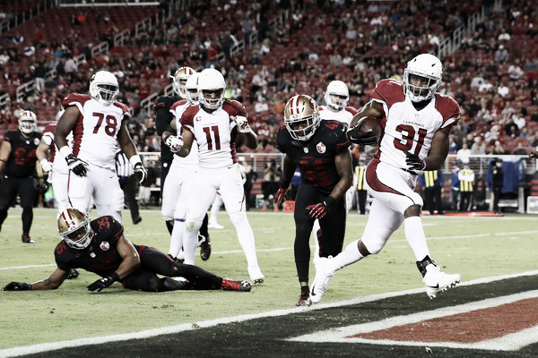 David Johnson and the Cardinals look to get back on track against the 49ers |Source: Ezra Shaw/Getty Images North America|