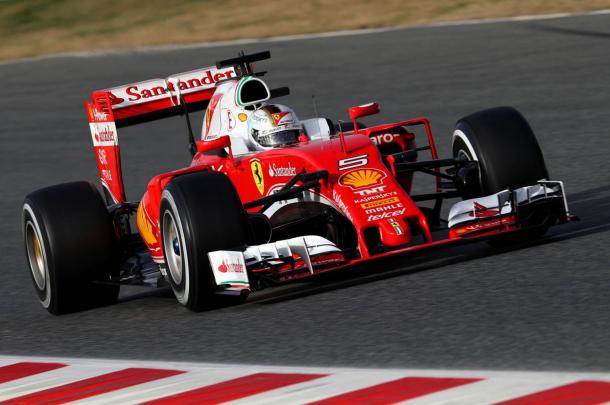 Ferrari en los test de Barcelona I Foto: mirror.co.uk