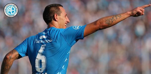 Lema festejó su séptimo gol en la Superliga | Foto: Prensa Belgrano.